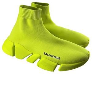 Lime Neon women Highlighter Recycled Knit Speed 2.0 Sock Sneakers e608